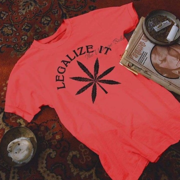 ISO Stoned Immaculate Legalize It Tee (in red) - Picture 1 of 1